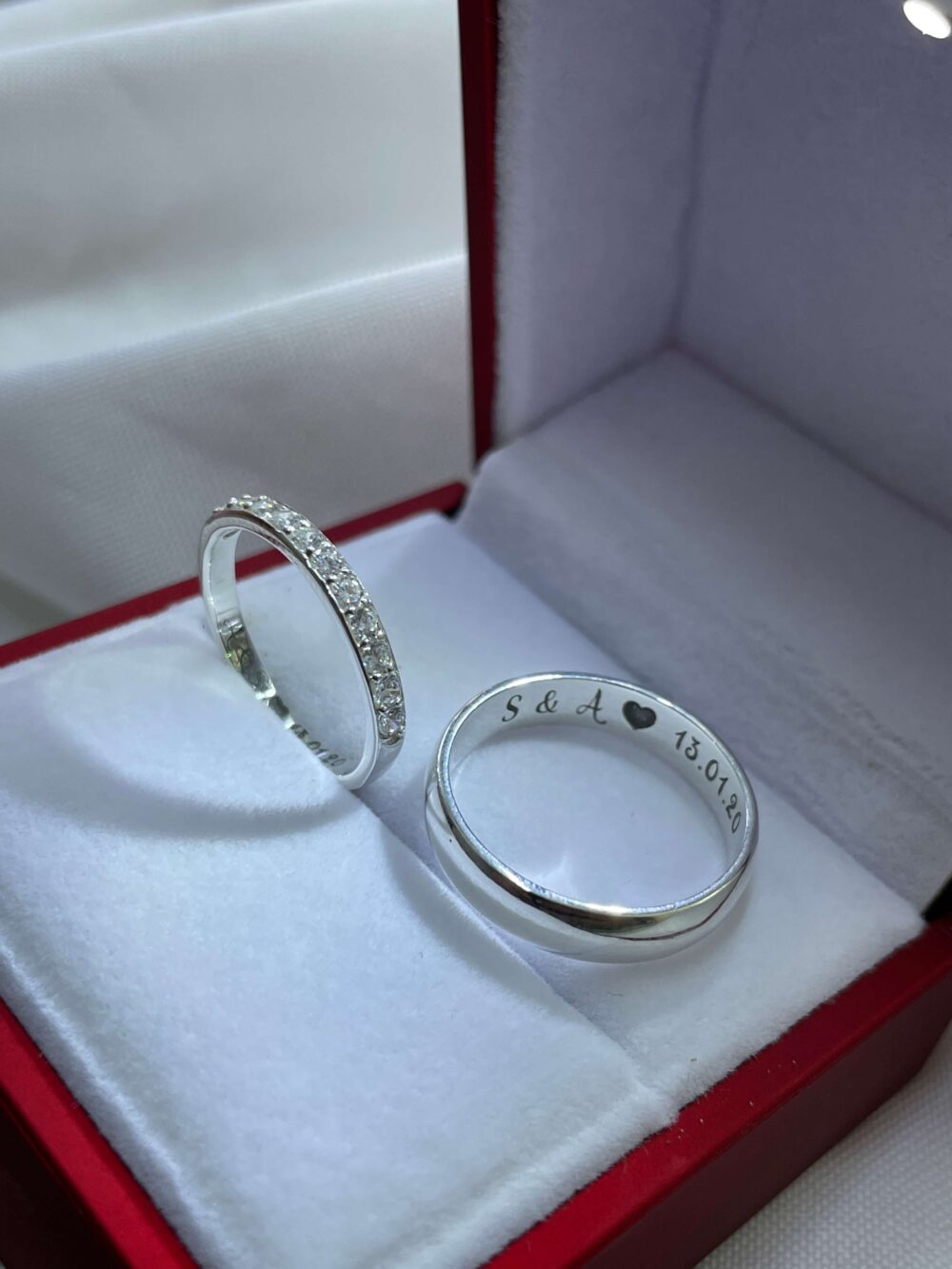 Anillos Para Pareja Plata 925